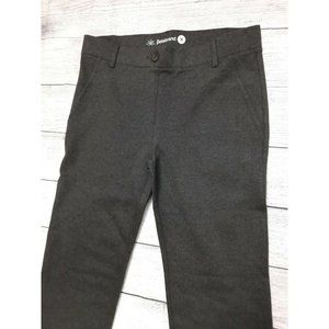 Betabrand Gray Medium Straight Leg Dress Yoga Pant